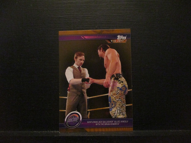 Gentleman Jack Gallagher Allies Himself With The Brian Kendrick - Brown Champions Original Trading Card #40