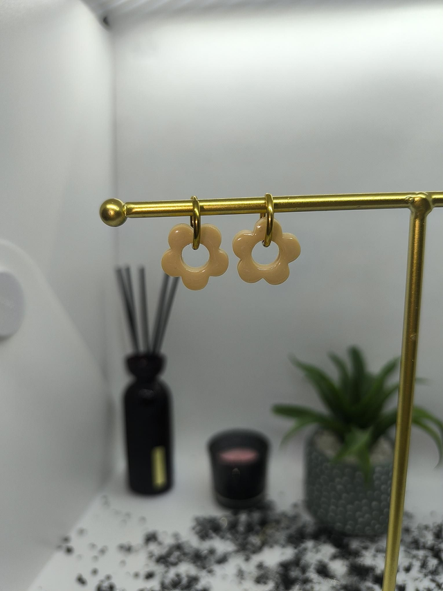 Pampilles interchangeables beige 