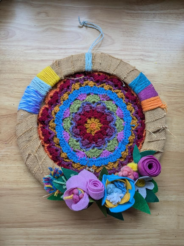 Wreath - floral &amp; fibre 