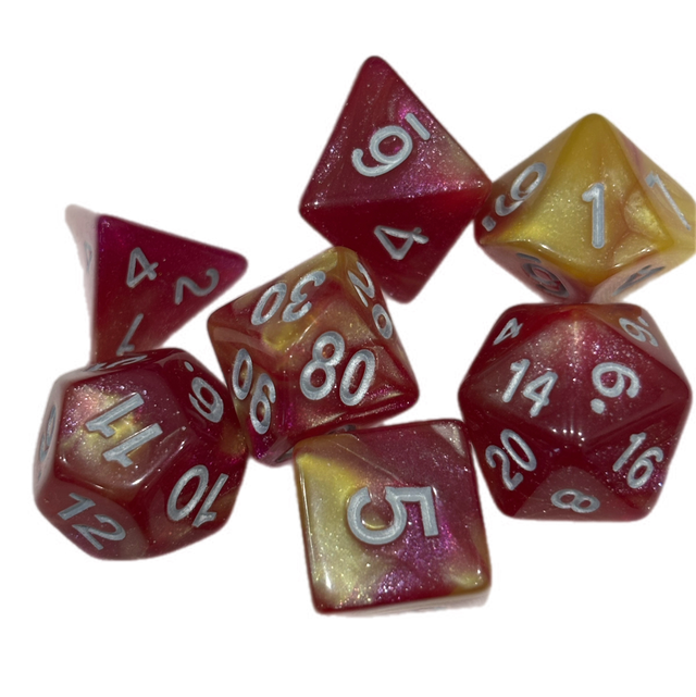 Dés -Set de 7 formes