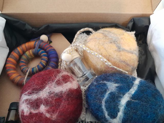 Felted soap gift set