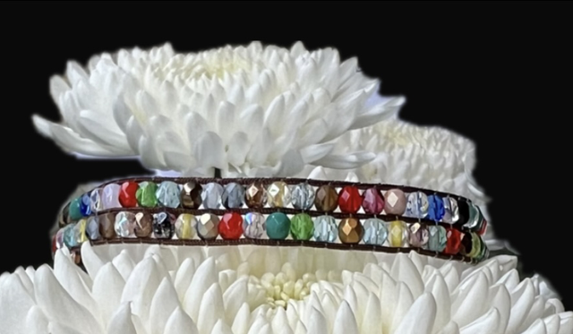 Bracelet Patchwork 2 rangs 