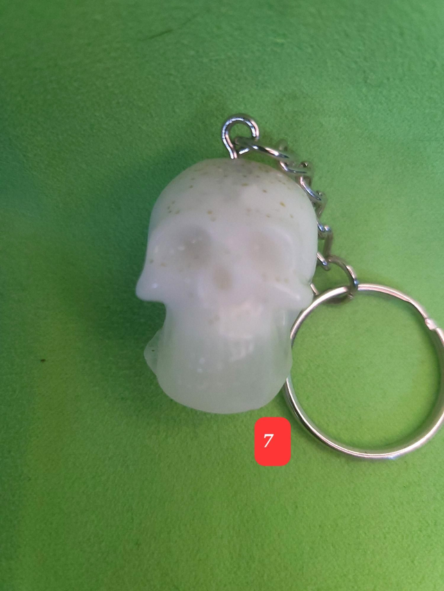 Porte clef tête de mort