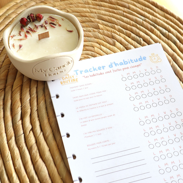 Recharge 50 Trackers d'Habitudes + Recharge bougie (en option)
