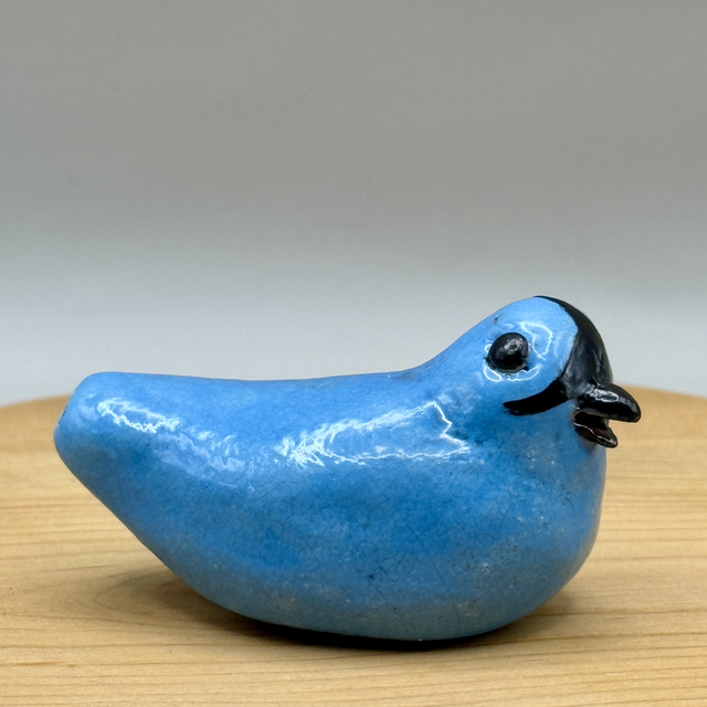 Small blue bird whistle