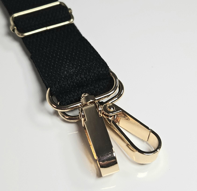 Táskapánt BLACK arany fémkellékek