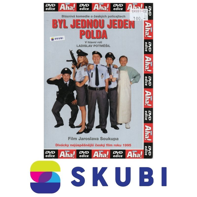 DVD Byl jednou jeden polda - bláznivá komedie o českých policajtech - česky