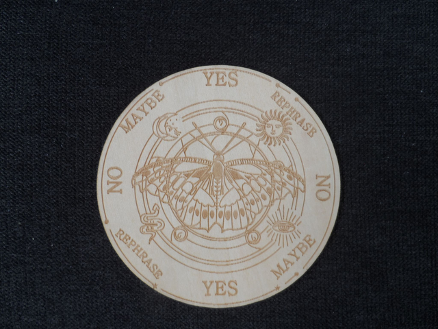 Planche radiesthésie Papillon