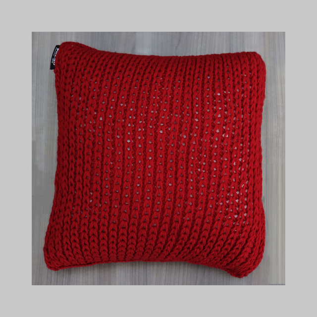 BASIC TRICOT cuscino CM. 40X40 col. rosso