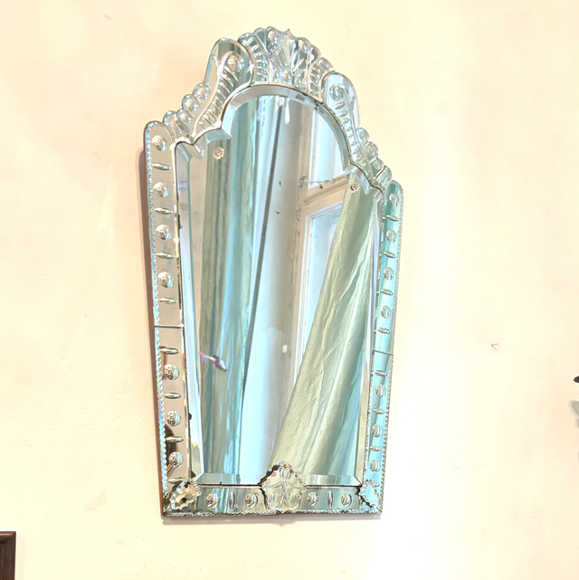 Venezianischer antik Spiegel mit Patina