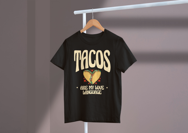 Tacos Are My Love Language Taco Love Mexican Food Fun. Tacos sind meine Liebessprache. Taco liebt mexikanischen Essensspaß