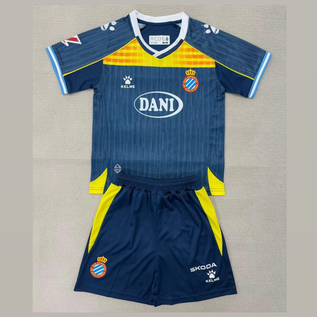 Conjunto camiseta + pantalón NIÑOS 3ª RCD Espanyol - 25-26