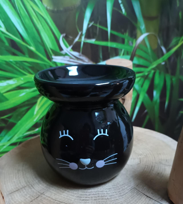 Brûleur de fondants noir &quot;chat&quot;