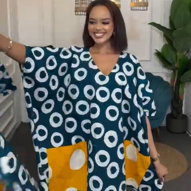 Short batik dress