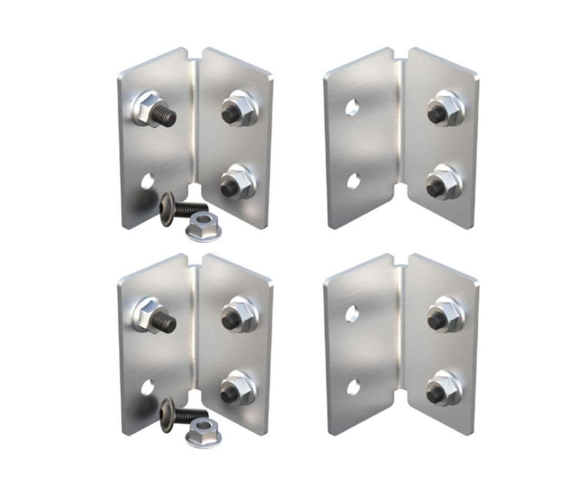 90 degree corner bracket for subframe 