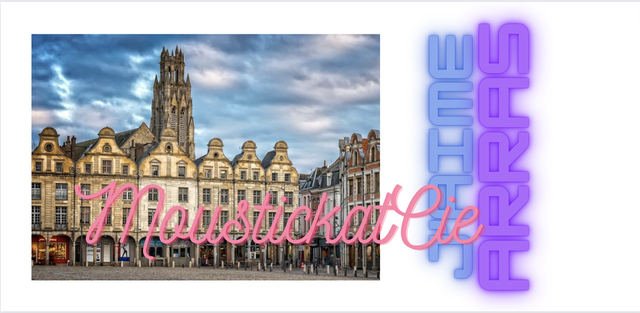 MUG EN CÉRAMIQUE BLANC 340 ML &quot; J&#039;Aime Arras &quot; sur commande  D