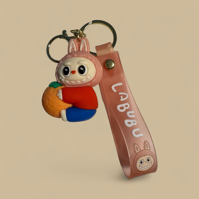 0658 - Labubu - oudroze - met sinaasappel