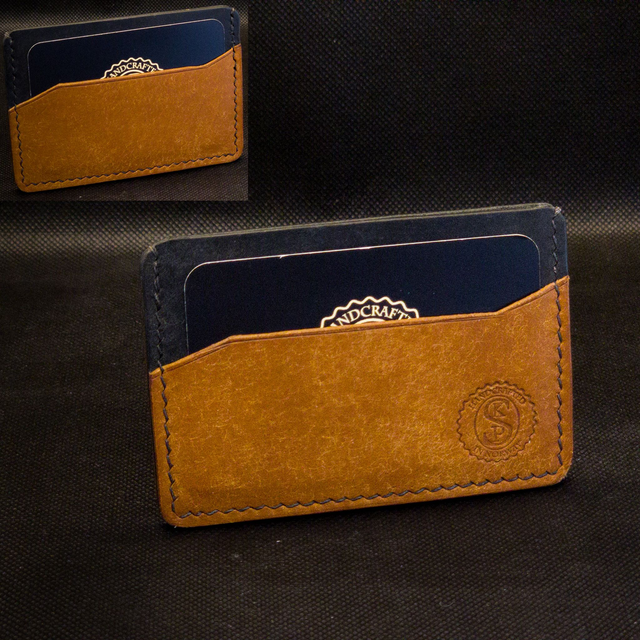 Horisontal kortholder 3 lommer