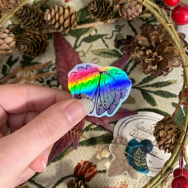 Sticker Holographique - Fée Papillon