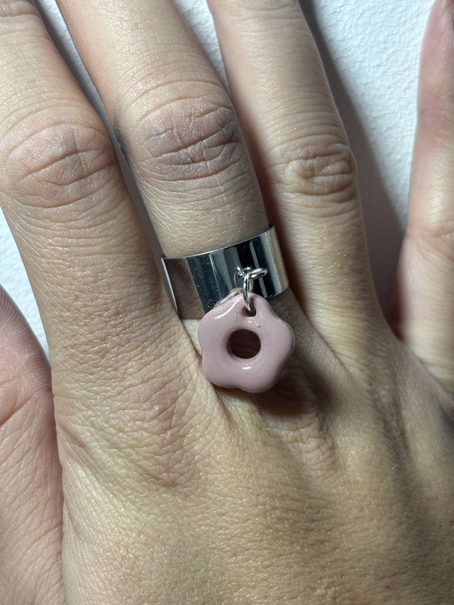 Argent 10mm Pampille Crème