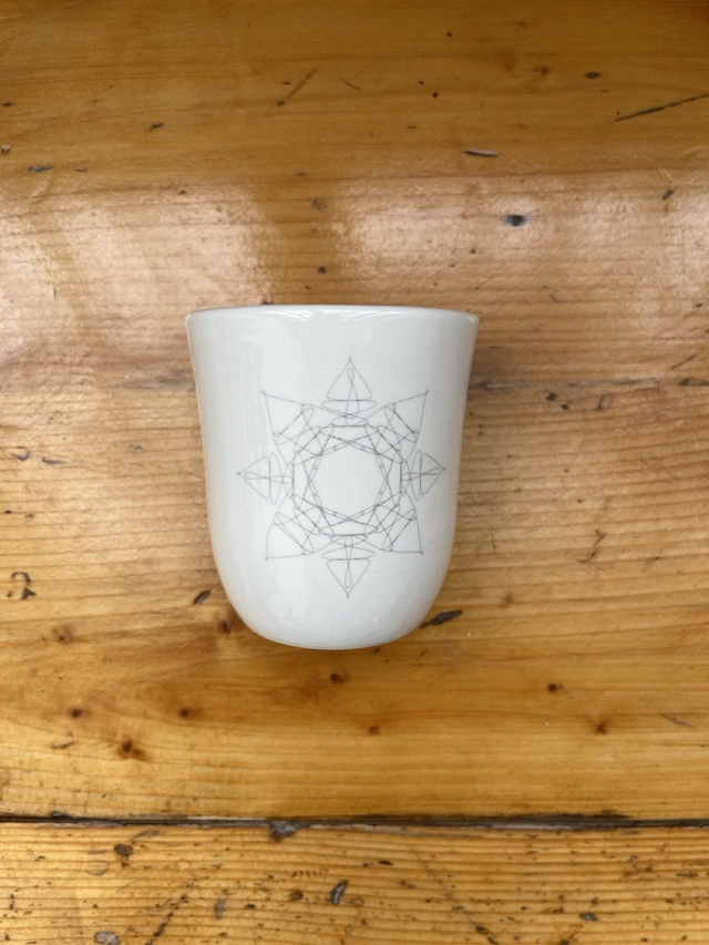 Becher bauchig Stern 7