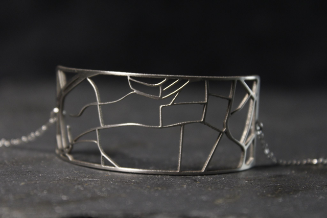 Lausanne  Quartier du Flon | Bracelet rectangulaire | Inox | Dedale