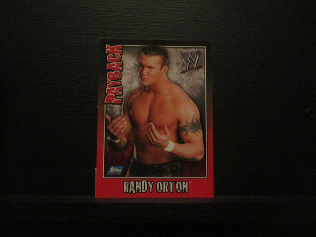 Randy Orton - Payback Original Trading Card #5