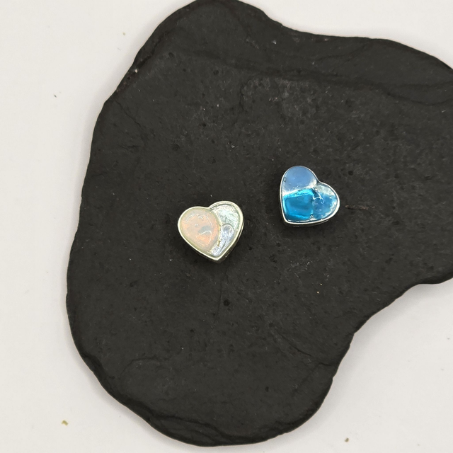 925 Rare Colours Seaglass Charm Sterling Silver Fits Pandora Style