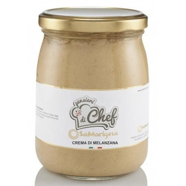 crema di melanzane sarde 500 gr 