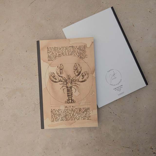 Carnet A5 - Café - Homard De Vitruve