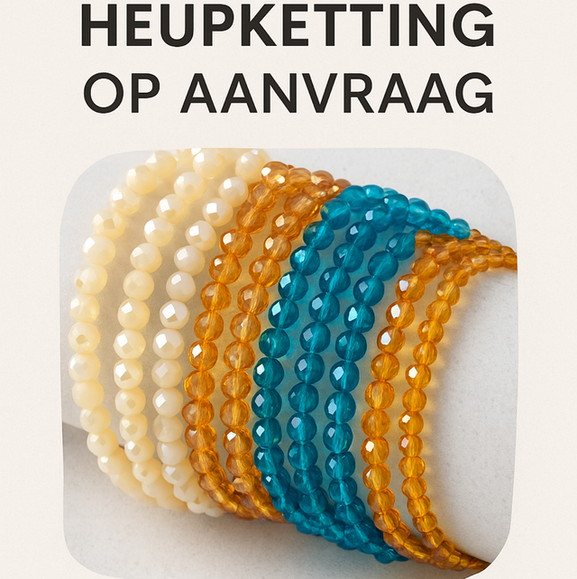 Heupkralen Op Maat – Kristallen Kralen – Handgemaakt – Vanaf 80cm