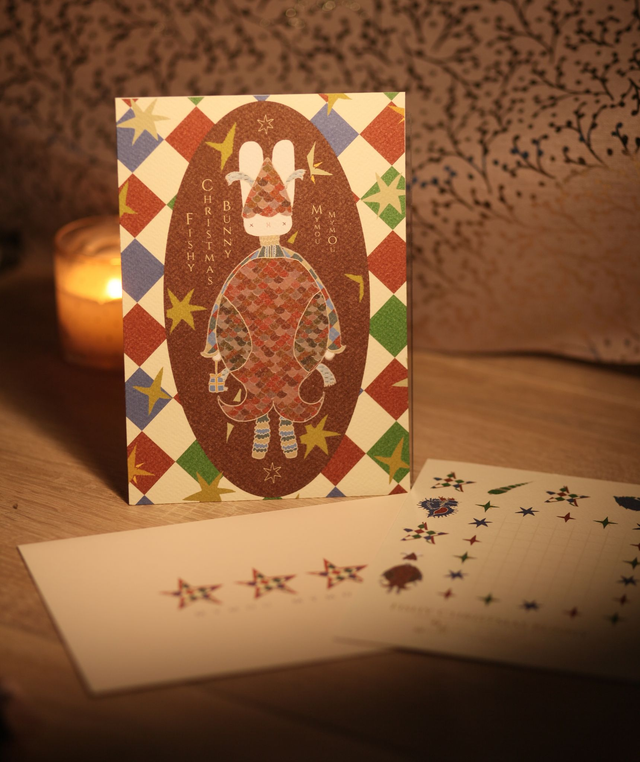 &#039;Fishy Christmas Bunny&#039; Jean-Mymou