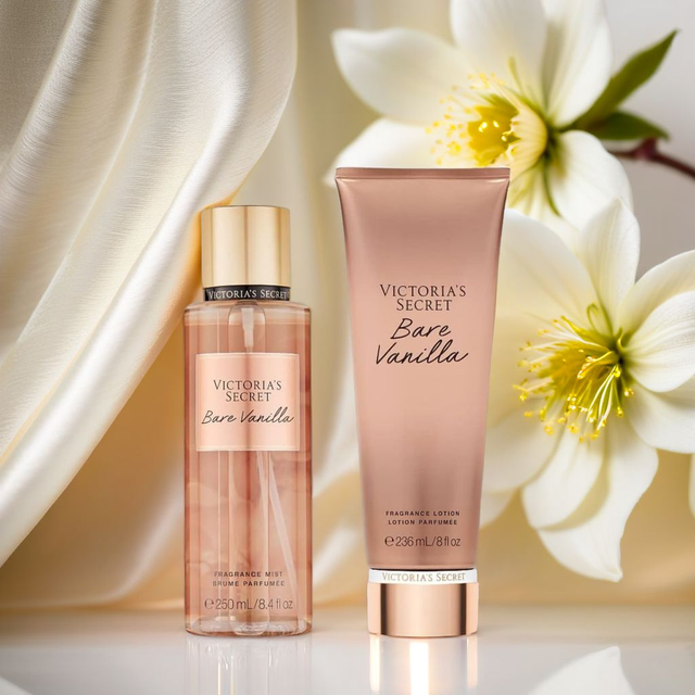 KIT Creme + Body Splash - Bare Vanilla Victoria&#039;s Secret 