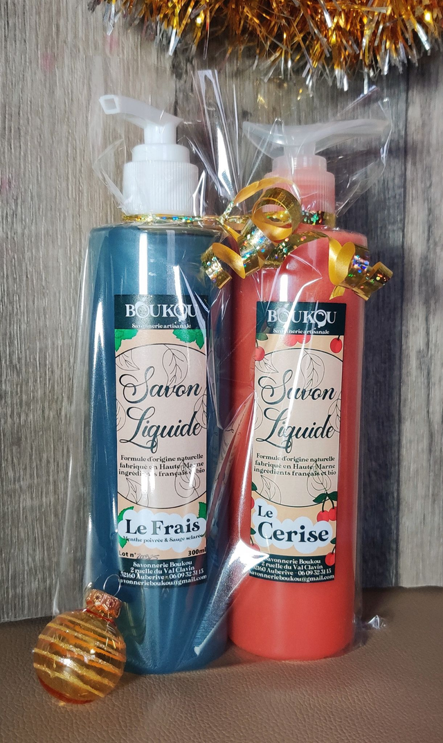 2 Minis savons liquides