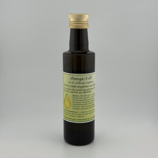 Starlinger - Omega-3-Öl aus Leinöl vorgekeimt und Algenöl