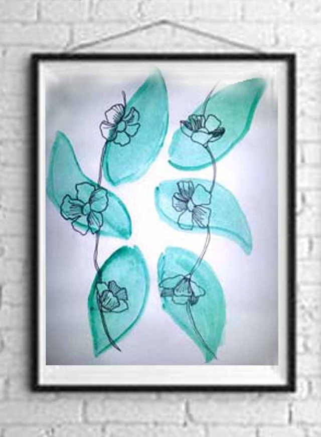 Flower Line Art 3 -Print