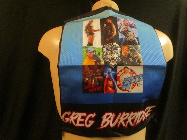 Greg Burridge Picture Double Sided Drawstring Bag (Wrestler &amp; Stuntman) PRE-ORDER 
