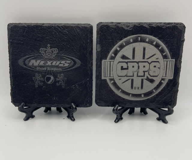 PAINTBALL SLATE COASTERS