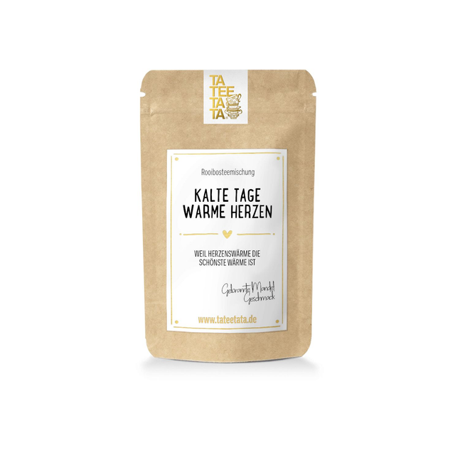 Kalte Tage Warme Herzen Rooibostee | gebrannte Mandel