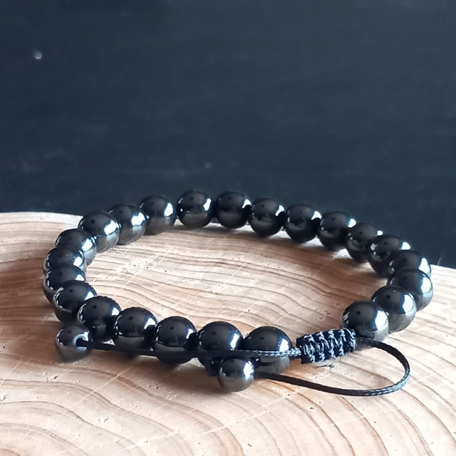 Bracelet ajustable en Hématite magnétique