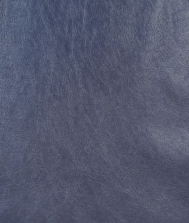 Chute de cuir parme métallisé