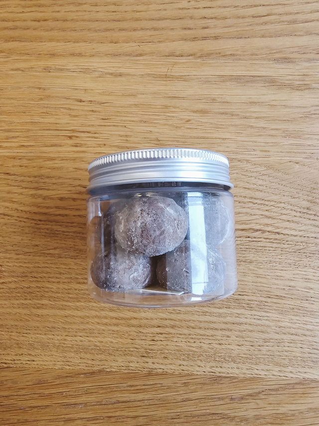 Boule de neige au cacao