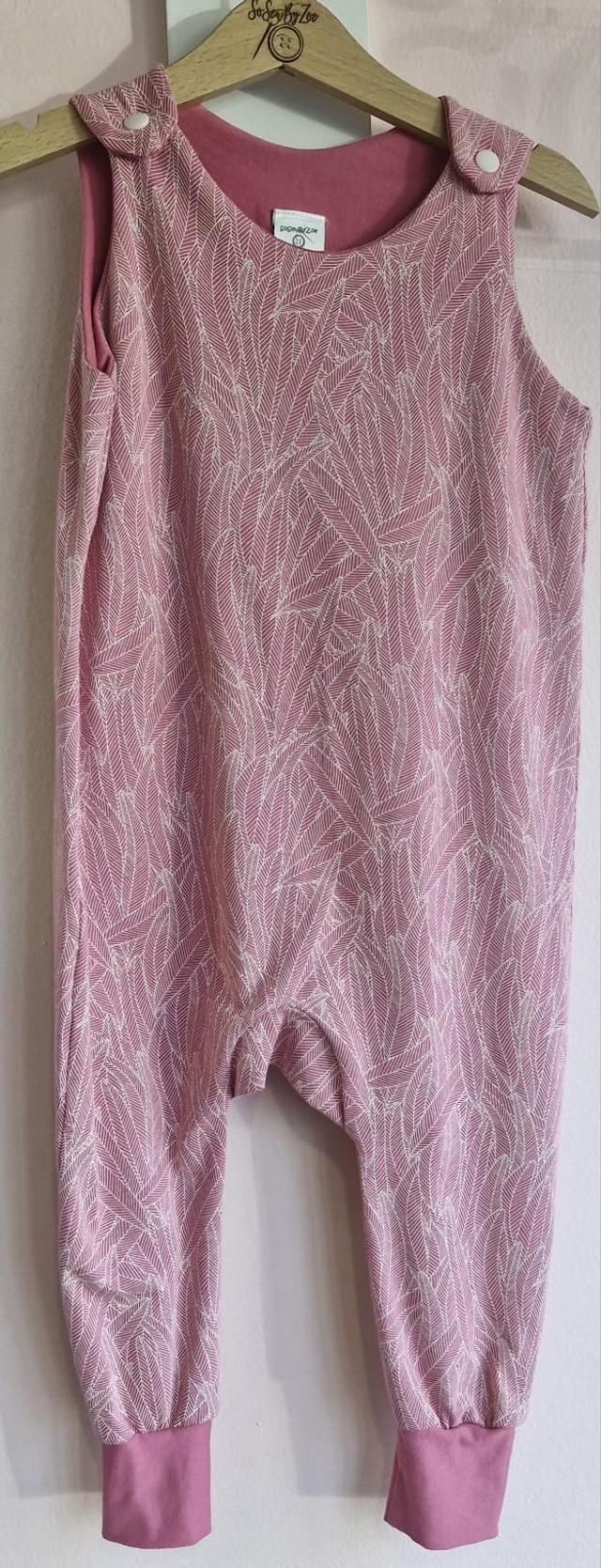 12-18 months Pink leaf design 'Freddie'