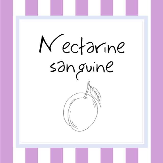 Nectarine sanguine (Confiture, 370g)