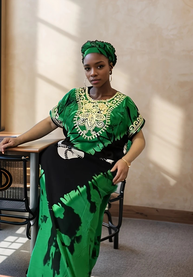 Women's Elegant Kaftan Dress