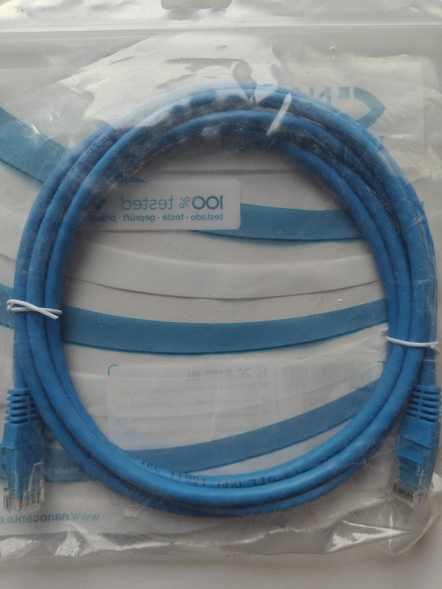 Sininen Cat6-verkkokaapeli 2m - NANOCABLE 