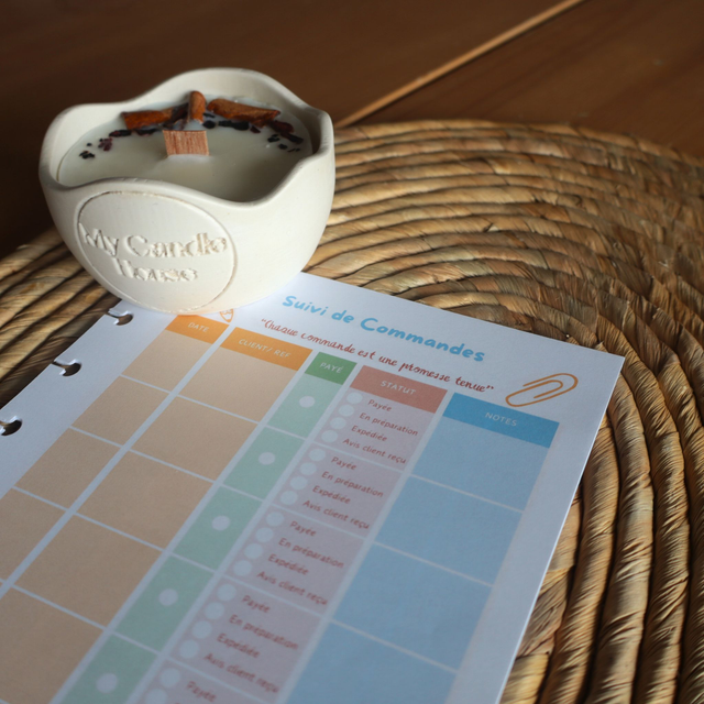 Recharge 50 Suivis de Commandes + Recharge bougie (en option)