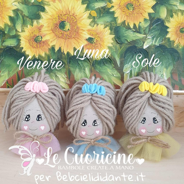 Calamita - Bambola in tessuto creata a mano 