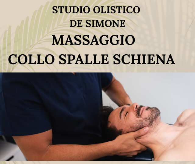 Massaggio Cervicale,collo,spalle e schiena