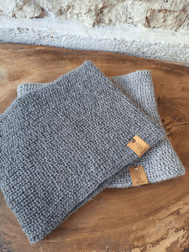 Tour de cou gris foncé - collection immuable